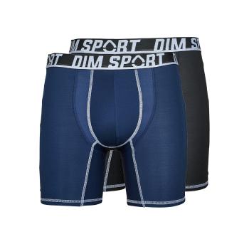 DIM  DIM SPORT BOXER LONG MICROFIBRE PACK X2  Boxerky Viacfarebná