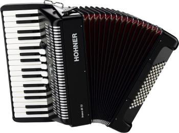 Hohner Bravo III 72 Klávesový akordeón Black