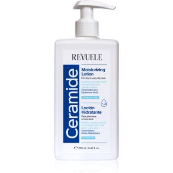 Revuele Ceramide Moisturizing Lotion hydratačné mlieko na telo a tvár pre suchú až veľmi suchú pokožku 250 ml