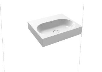 Umývadlo Kaldewei Centro 3061 60x50 cm alpská biela bez otvoru pre batériu, bez prepadu 903406003001