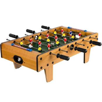 GamesPlanet® 11773 Mini stolný futbal s nožičkami 70 x 37 x 25 cm, svetlý