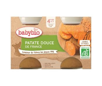 BABYBIO Príkrm sladké zemiaky (2x 130 g)