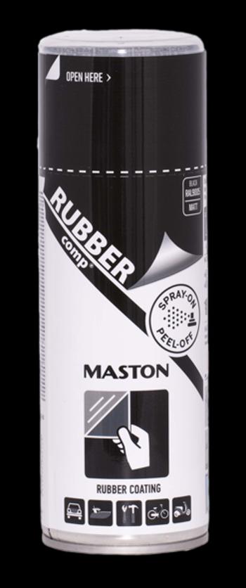 RUBBERcomp - tekutá /odstrániteľná/ guma v spreji 400 ml black matt