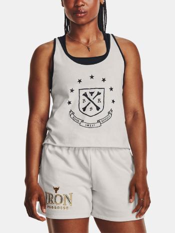 Under Armour Project Rock Q3 Arena Tank Tielko Biela