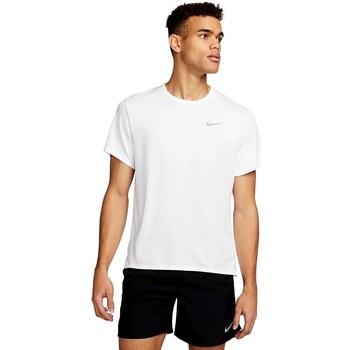 Nike  Tričká s krátkym rukávom CAMISETA BLANCA HOMBRE  MILER DV9315  Biela