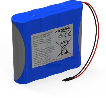 Ansmann 2S2P akupack - sada nabíjacích batérií 4x 18650 s káblom Li-Ion akumulátor 7.4 V 5200 mAh