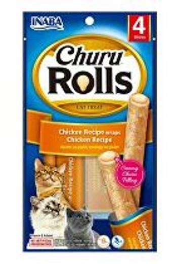 Churu Cat Rolls Kuracie wrapy a kurací krém 4x10g + Množstevná zľava