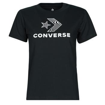 Converse  Tričká s krátkym rukávom STAR CHEVRON TEE  Čierna