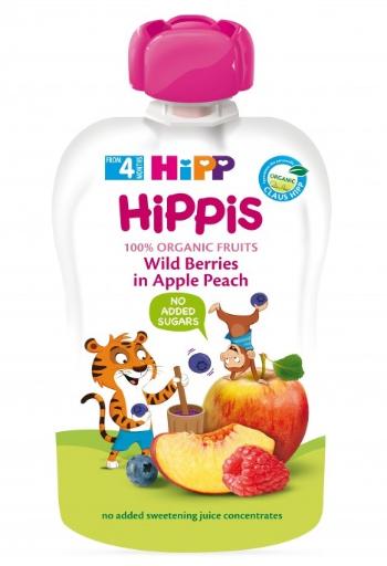 HiPP is Ovocný príkrm jablko, broskev a lesné plody 100 g