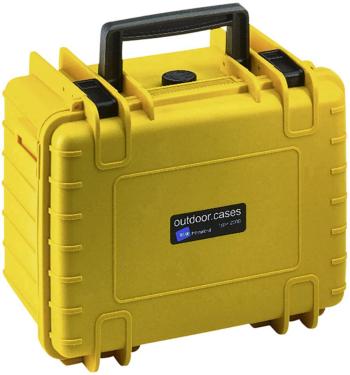 B & W International outdoorový kufrík  outdoor.cases Typ 2000 6.6 l (š x v x h) 270 x 215 x 165 mm žltá 2000/Y/SI
