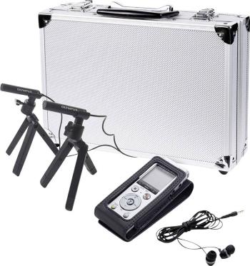 Olympus DM-720 Conference Kit digitálny diktafón Maximálny čas nahrávania 985 h strieborná vr. 2 všesmerových mikrofónov