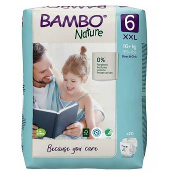 BAMBO Nature 6 Detské plienkové nohavičky 16+ kg 20 ks