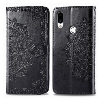 ART Peňaženkový kryt Meizu Note 9 ORNAMENT čierny