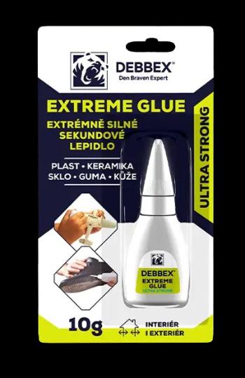 DEBBEX EXTREME GLUE - Extrémne silné sekundové lepidlo 20 g