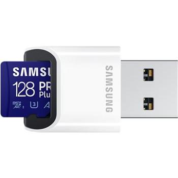Samsung MicroSDXC 128 GB PRO Plus + USB adaptér (MB-MD128KB/WW)