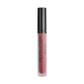 Makeup Revolution  Matte Lip Gloss  Lesky na pery Hnedá