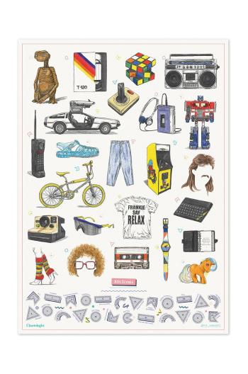 Luckies of London nástenná grafika 80s Icons