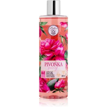 Bohemia Gifts & Cosmetics Flower Line Peony umývací gél na telo a vlasy 400 ml