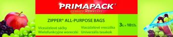 PRIMAPACK Zipper® Viacúčelové vrecúška 3L 10 ks