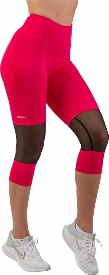 Nebbia High-Waist 3/4 Length Sporty Leggings Pink S