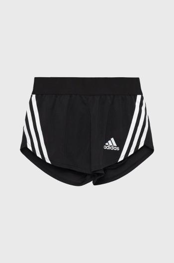 Detské krátke nohavice adidas Performance HD4343 čierna farba, s potlačou,