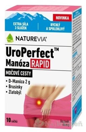 SWISS NATUREVIA UroPerfect Manóza RAPID na močové cesty 10 vrecúšok