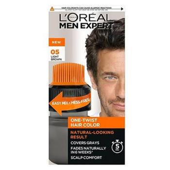 L'ORÉAL Men Expert One-Twist Barva na vlasy 05 Light/Medium Brown 50 ml