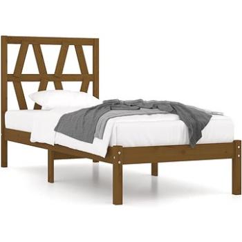 Rám postele medovo hnedý masívna borovica 90 × 190 cm Single, 3103966