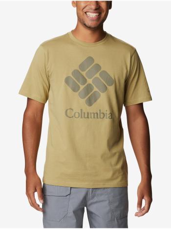 Tričká s krátkym rukávom pre mužov Columbia - zelená