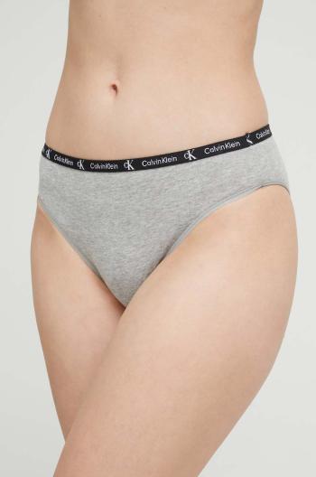 Nohavičky Calvin Klein Underwear 2-pak šedá farba