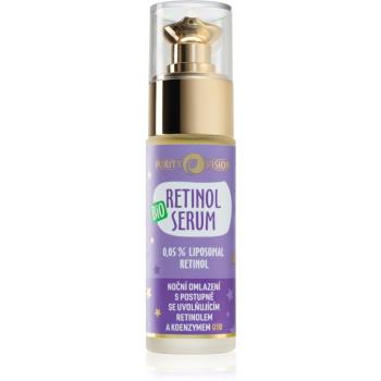 Purity Vision BIO Retinol nočné sérum spomaľujúce prejavy starnutia pleti 30 ml