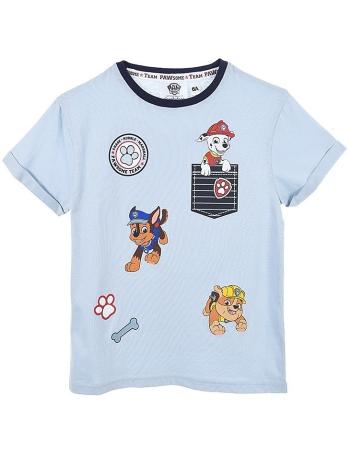 Chlapčenské svetlo modré tričko paw patrol vel. 110