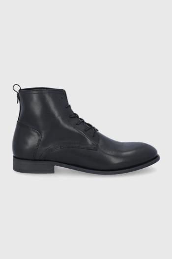 Členkové topánky Aldo pánske, čierna farba