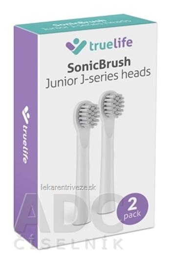 TrueLife SonicBrush Junior-series heads Soft white náhradné hlavice pre sonickú zubnú kefku 1x2 ks