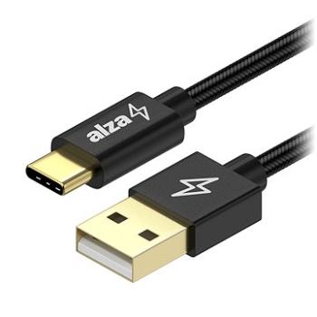 AlzaPower AluCore Charge 2.0 USB-C 1 m Black (APW-CBTC2010B)