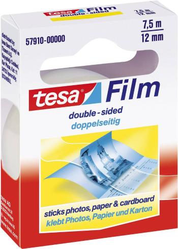 tesa  57910-00000-02 obojstranná lepiaca páska tesafilm® priehľadná (d x š) 7.5 m x 12 mm 1 ks