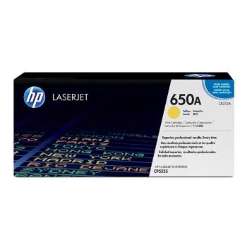 HP originál toner CE272A, yellow, 15000str., HP 650A, HP LaserJet CP5525n, CP5525dn, CP5525xh, O