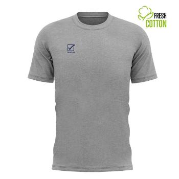 T-SHIRT COTONE ACTION GRIGIO MELANGE CHIARO Tg. 2XL