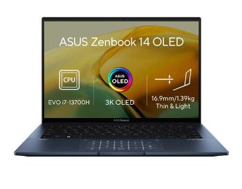 ASUS Zenbook 14 UX3402VA-OLED465W, i7-13700H, 14.0˝ 2880x1800, UMA, 16GB, SSD 1TB, W11H NumPad, FPR TPM modry