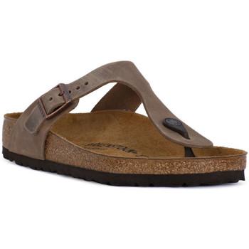 Birkenstock  Šľapky GIZEH BROWN OILED  Hnedá