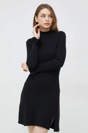Šaty Pepe Jeans Talaya čierna farba, mini, áčkový strih
