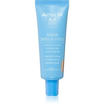 Apivita Aqua Beelicious ľahký tónovací fluid pre rozjasnenie pleti SPF 30 40 ml