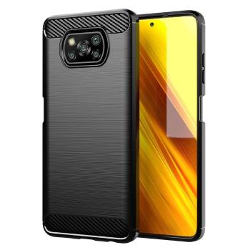 IZMAEL Xiaomi Poco X3 NFC Puzdro Carbon Bush TPU  KP29557 čierna