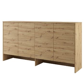 Sconto Policový nadstavec nad posteľ BED CONCEPT 90H dub artisan, 90x200 cm