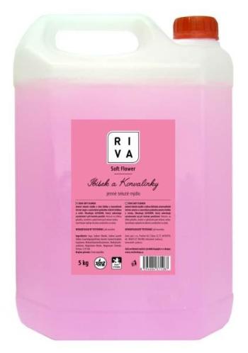 Mydlo tekuté Riva Soft ibištek a konvalinky ružové 5L