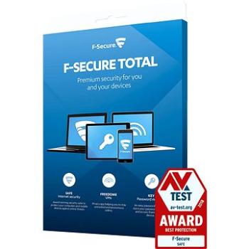 F-Secure TOTAL pre 3 zariadenia na 1 rok (elektronická licencia) (FCFTBR1N003E2)