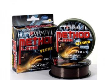 Colmic vlasec method feeder brown 250 m-priemer 0,25 mm / nosnosť 7,2 kg