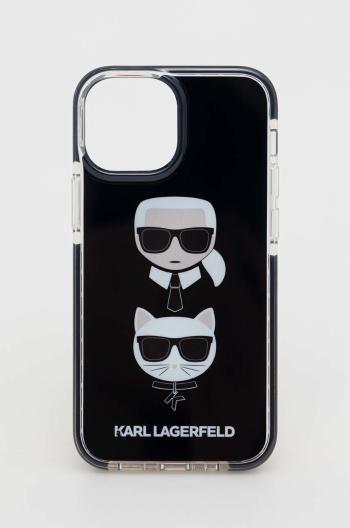 Puzdro na mobil Karl Lagerfeld Iphone 13 Mini 5,4" čierna farba