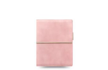 Filofax Domino Soft A7  týždenný 2023 pastelový ružový