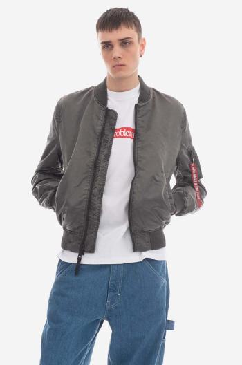 Bunda Alpha Industries Battlewash MA-1 VF LW 106110 89 pánska, čierna farba, prechodná